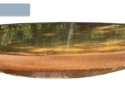 Rundt spejlbassin jern rust