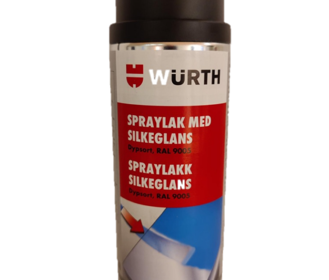 Spraymaling sort blank