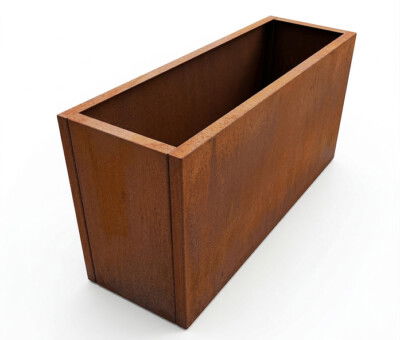 Plantekasse cortenst&aring;l 120 x 40 x 60