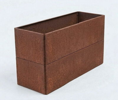 Plantekumme med skjulte hjul m&aring;ler 120 x 40 x 50 cm