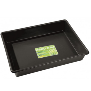 Plastbakker sorte-53x40x9,5 cm