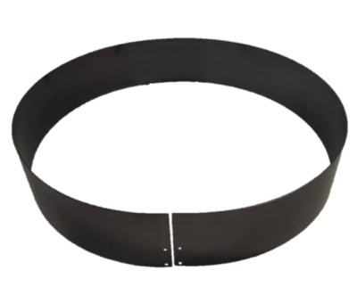 Rundt h&oslash;jbed &oslash;95 cm i 3 mm jern, 20 cm h&oslash;j, &aring;ben