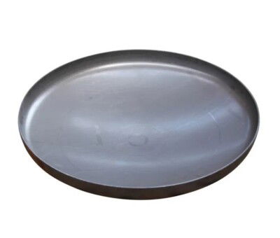 Rundt spejlbassin jern rust