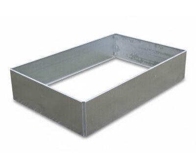 H&oslash;jbede s&aelig;t firkantet galvaniseret uden sneglekant