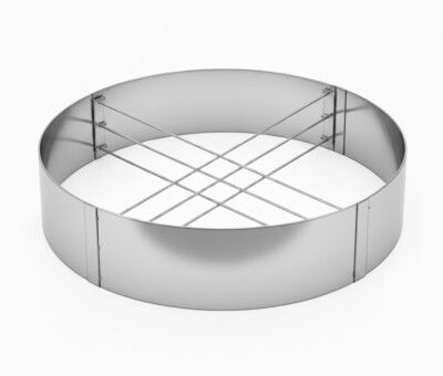 Rundt højbed galvaniseret uden sneglekant H40 cm