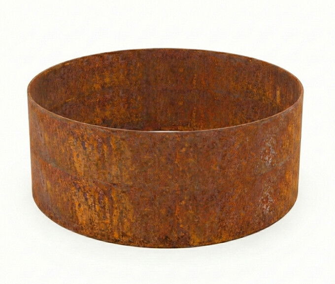 Rundt højbed i cortenstål 5mm H40 cm