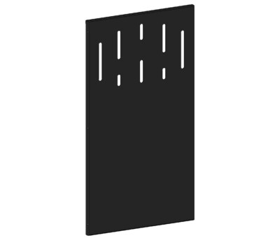 64,5 cm till&aelig;gsstykke med udsk&aelig;ring i flere materialer