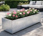 Plantekasse Galvaniseret 120 x 40 cm H40 cm