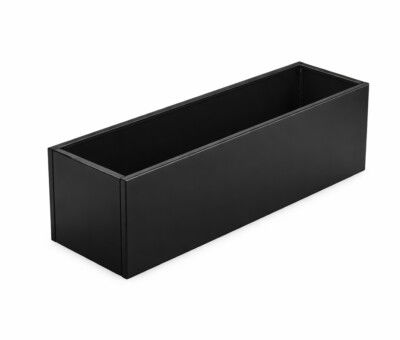 Plantekasse Sortlakeret 120 x 40 cm H40 cm