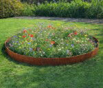 Rundt højbed i cortenstål H15 cm flere størrelser